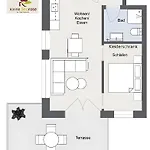Apartamento Moderne 2 Pers